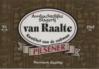 Buitenlandse bieren voor Nederlandse markt (etiket Nederlandse plaatsnaam), van Raalte Pilsener