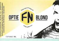 Buitenlandse bieren voor Nederlandse markt (etiket Nederlandse plaatsnaam), Optie FN Blond