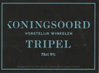 Buitenlandse bieren voor Nederlandse markt (etiket Nederlandse plaatsnaam), Koningsoord Tripel