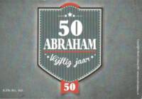 Buitenlandse bieren voor Nederlandse markt (etiket Nederlandse plaatsnaam), 50 Abraham