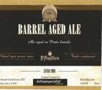 Buitenlandse bieren voor Nederlandse markt (etiket Nederlandse plaatsnaam), Barrel Aged Ale