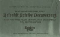 Brouwerij Butchers Tears, Kolenkit Suicide Decaversary