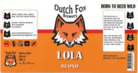 Dutch Fox Brewery, Lola Blond