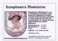 Stadsbrouwerij Almere, Kemphaan's Madeleine