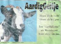 Buitenlandse bieren voor Nederlandse markt (etiket Nederlandse plaatsnaam), AardigGeitje