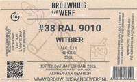 Brouwhuis aan de Werf, #38 RAL 9010