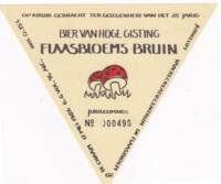 Buitenlandse bieren voor Nederlandse markt (etiket Nederlandse plaatsnaam), Flaasbloems Bruin
