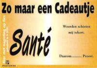 Ge&iuml;mporteerd buitenlands bier - Nederlandse importeur en NL opmaak, Zo maar een Cadeautje Sant&eacute;