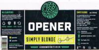 Opener Bier, Simply Blonde