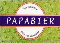 Ge&iuml;mporteerd buitenlands bier - Nederlandse importeur en NL opmaak, Papabier