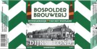 Bospolder Brouwerij, Dijks Blond