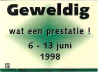 Ge&iuml;mporteerd buitenlands bier - Nederlandse importeur en NL opmaak, Geweldig Wat een Prestatie!