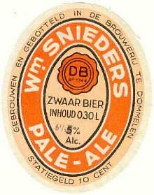 Dommelsche Bierbrouwerij, Wm Snieders' Pale Ale