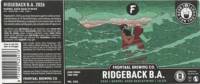 Brouwerij Frontaal, Ridgeback B.A 2026