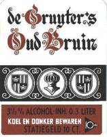 Dommelsche Bierbrouwerij, De Gruyter's Oud Bruin