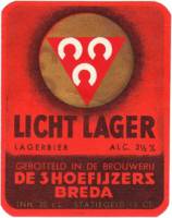 De Drie Hoefijzers, Licht Lager Lagerbier