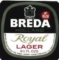 De Drie Hoefijzers, Breda Holland Royal Lager