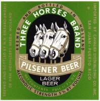De Drie Hoefijzers, Three Horses Brand Pilsener Beer Lager Beer