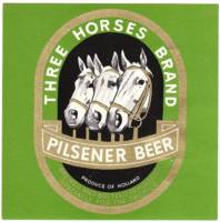 De Drie Hoefijzers, Three Horses Brand Pilsener Beer