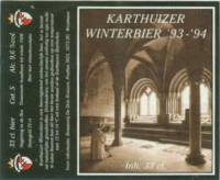 Brouwerij De Drie Kruizen, Karthuizer Winterbier '93-'94