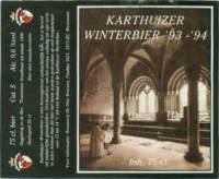 Brouwerij De Drie Kruizen, Karthuizer Winterbier '93-'94