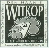 Brouwerij De Drie Kruizen, Den Haan's Witkop Goudriaan