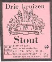 Brouwerij De Drie Kruizen, Stout