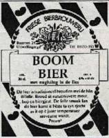 Friese Bierbrouwerij Us Heit, Boom bier