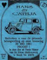 Friese Bierbrouwerij Us Heit, Huwelijk Hans en Cathja