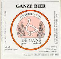 Bierbrouwerij de Gans, Ganze Bier