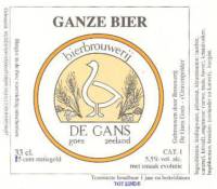 Bierbrouwerij de Gans, Ganze Bier