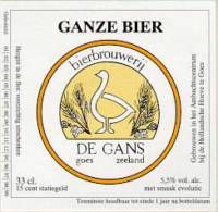 Bierbrouwerij de Gans, Ganze Bier