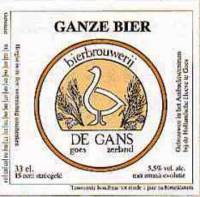 Bierbrouwerij de Gans, Ganze Bier