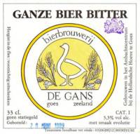 Bierbrouwerij de Gans, Ganze Bier Bitter