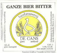 Bierbrouwerij de Gans, Ganze Bier Bitter