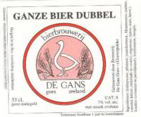 Bierbrouwerij de Gans, Ganze Bier Dubbel