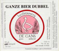 Bierbrouwerij de Gans, Ganze Bier Dubbel