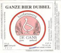 Bierbrouwerij de Gans, Ganze Bier Dubbel