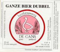 Bierbrouwerij de Gans, Ganze Bier Dubbel