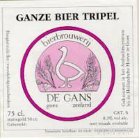 Bierbrouwerij de Gans, Ganze Bier Tripel