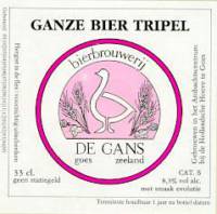 Bierbrouwerij de Gans, Ganze Bier Tripel