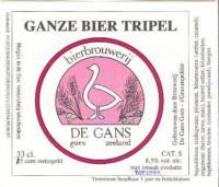 Bierbrouwerij de Gans, Ganze Bier Tripel