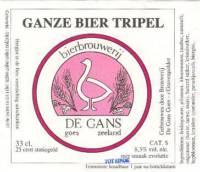 Bierbrouwerij de Gans, Ganze Bier Tripel