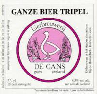 Bierbrouwerij de Gans, Ganze Bier Tripel