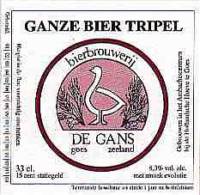 Bierbrouwerij de Gans, Ganze Bier Tripel