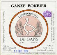 Bierbrouwerij de Gans, Ganze Bokbier