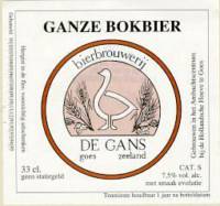 Bierbrouwerij de Gans, Ganze Bokbier