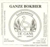 Bierbrouwerij de Gans, Ganze Bokbier