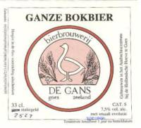 Bierbrouwerij de Gans, Ganze Bokbier