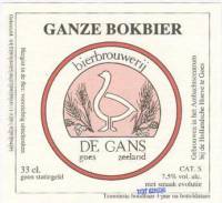 Bierbrouwerij de Gans, Ganze Bokbier